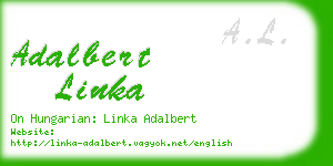 adalbert linka business card